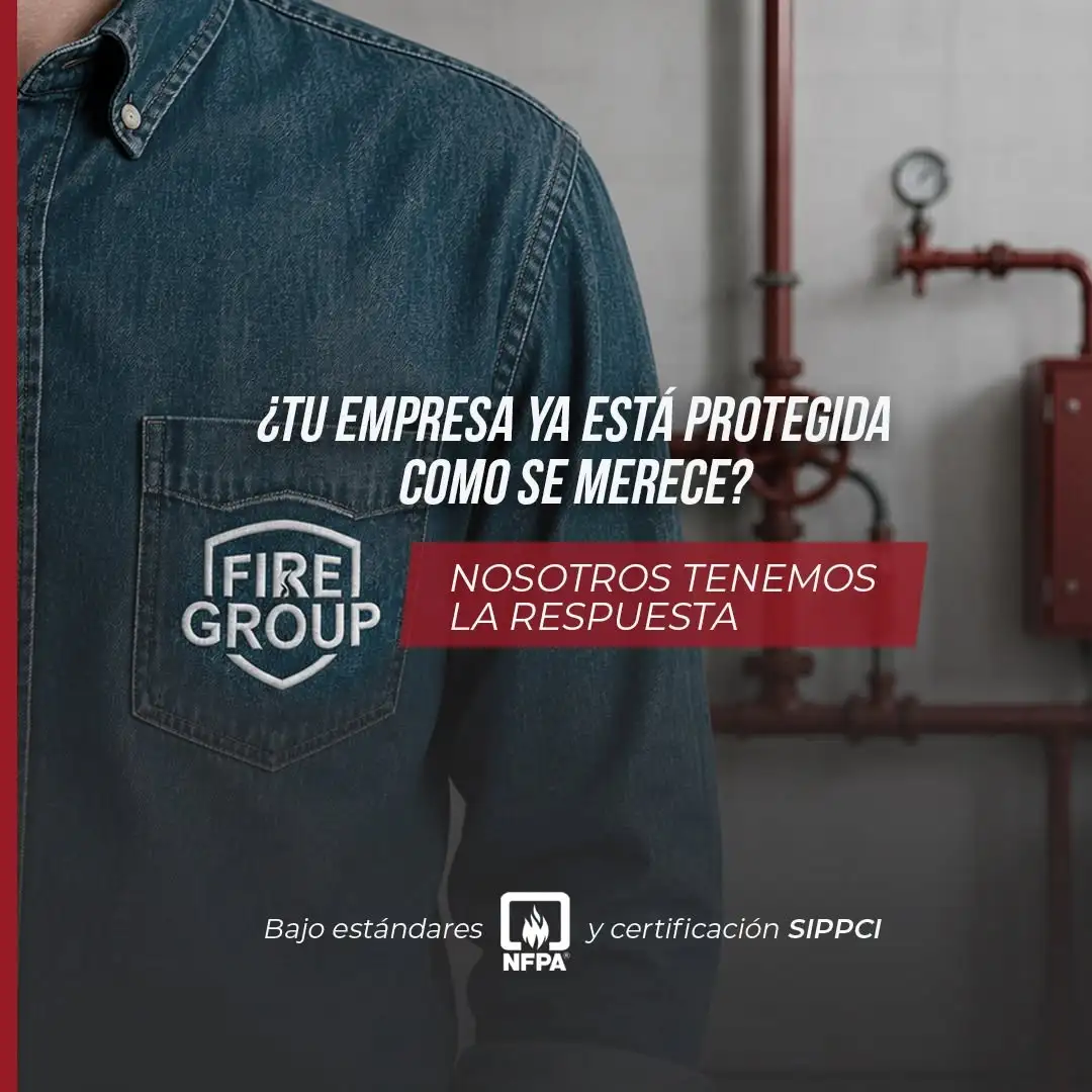 certificada en seguridad contra incendios